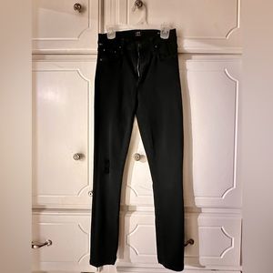 Citizens of Humanity high rise black skinny jeans